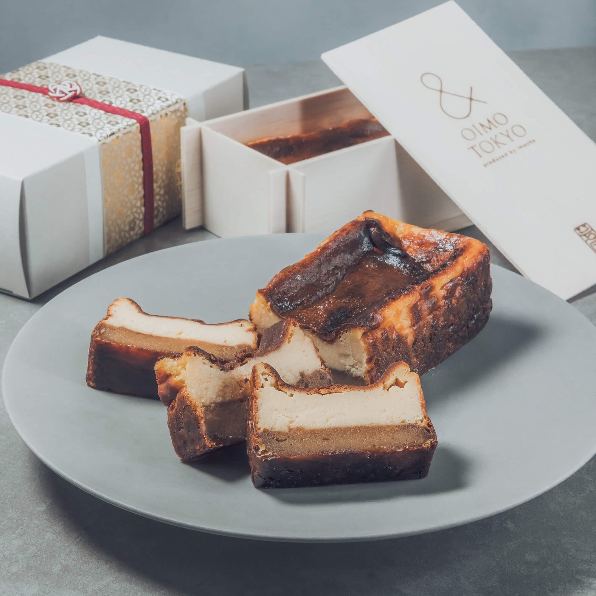 蜜芋バスクチーズケーキ