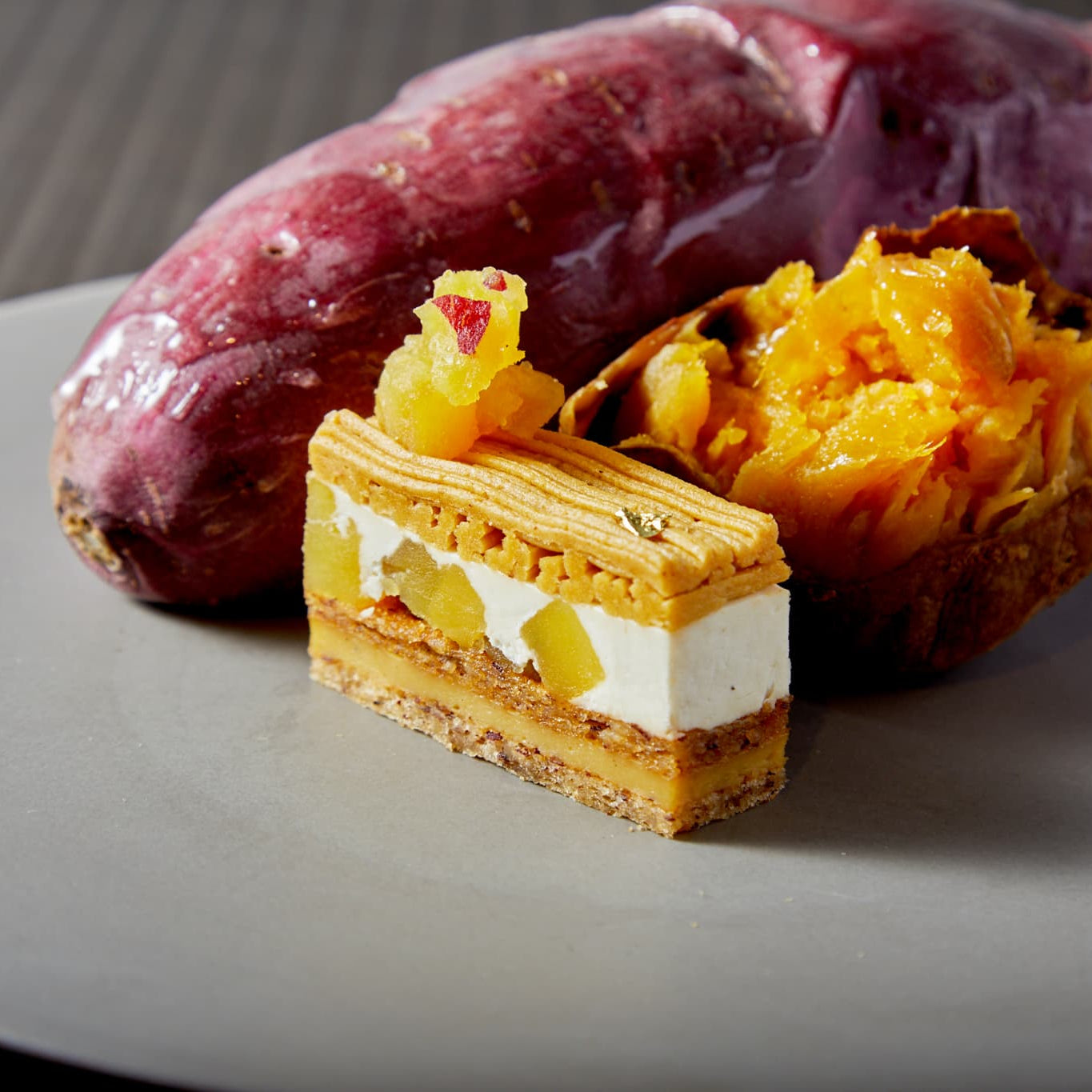 蜜芋モンブランケーキ