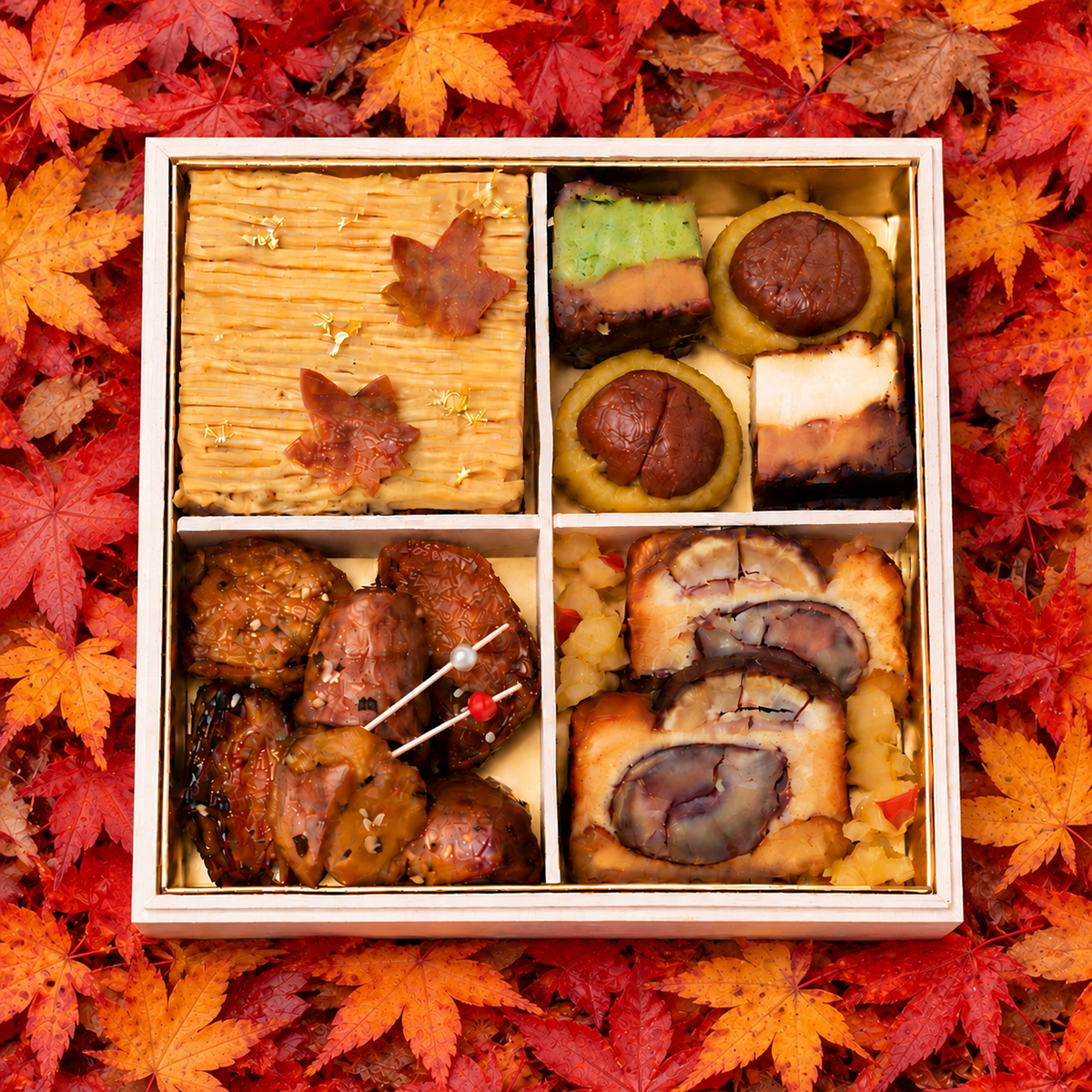 【送料無料】芋栗尽くしのスイーツお重箱〜安納芋とやまえ栗〜
