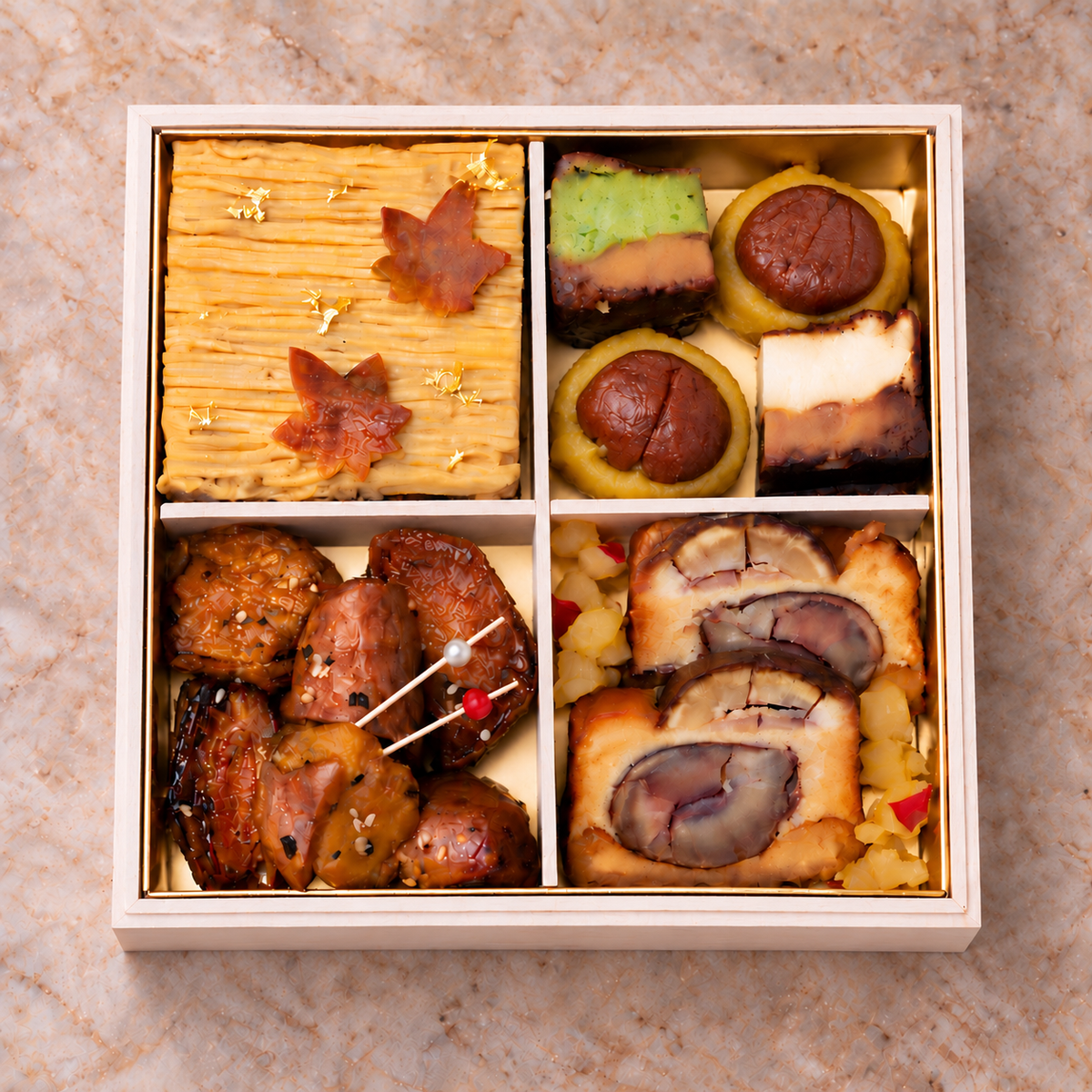 【送料無料】芋栗尽くしのスイーツお重箱〜安納芋とやまえ栗〜
